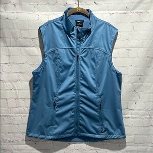 Baleaf Blue Athletic Performance Running Zip-Up Vest Woman’s‎ XL